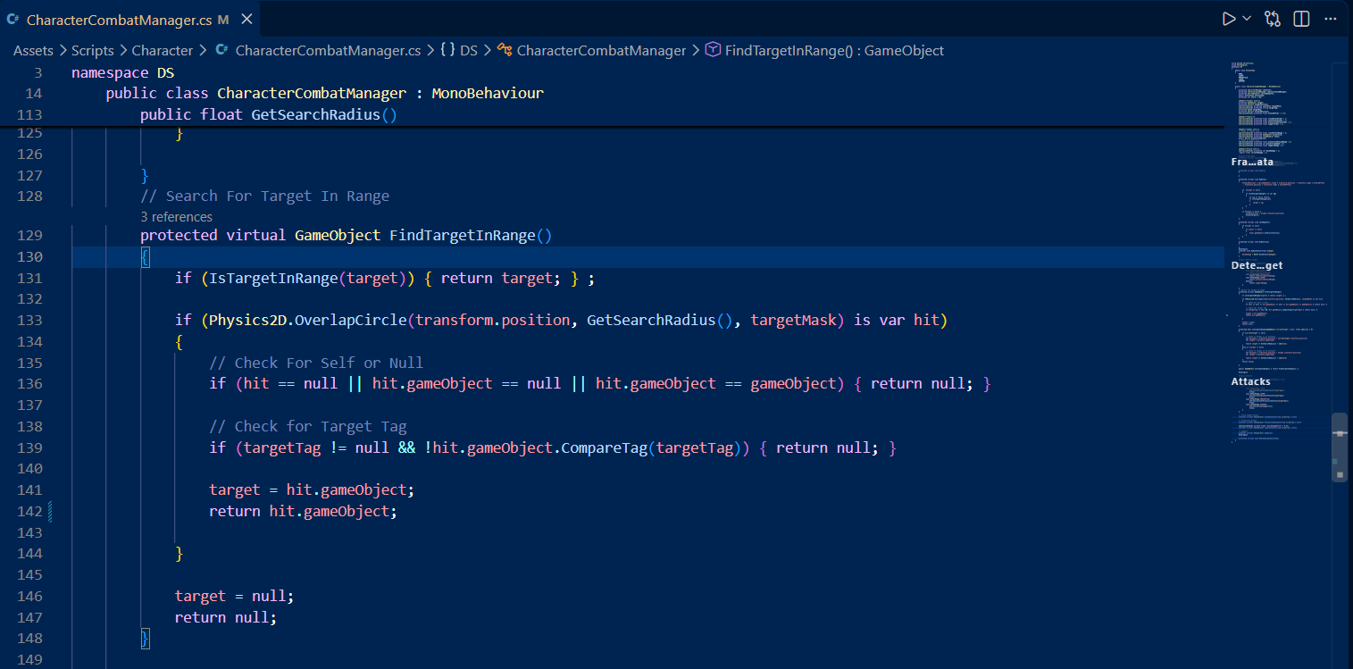 Derived Class Usage for Detecting Targets